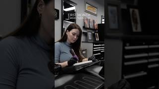 First Month Tattoo Apprentice!