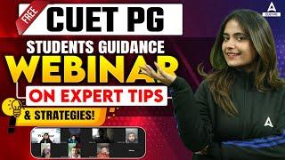 Expert Tips & Strategy | Students Success Plan | CUET PG EXAM | #trending #exam #webinar #success