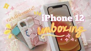 iPhone 12 Unboxing  Cute Cases & Affordable Accessories | Chill aesthetic set-up asmr | Philippines