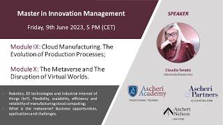 Master in Innovation Management - Modules IX and  X