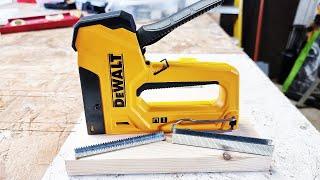 DeWALT Staple Gun And Brad Nailer  - How To Use And Review