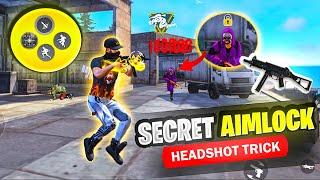 PERFECT AIM LOCK  FOR MOBILE || FREE FIRE NEW HEADSHOT TRICK  ALWAYS RED NUMBERS ON MOBILE 