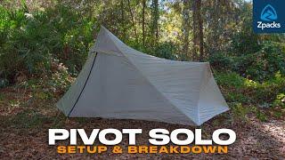 Zpacks Pivot Solo Tent | Set Up & Breakdown