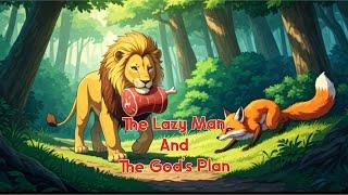 The Lazy Man And The God's Plan English story | Moral stories | #story #storytime #storyforkids