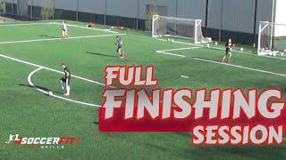 FULL FINISHING SOCCER/FOOTBALL SESSION