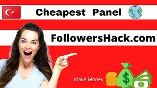 #1 Cheapest SMM Panel Turkey | FollowersHack.com | BEST SMM PANEL in Turkey | SMM PANEL Visa Card |