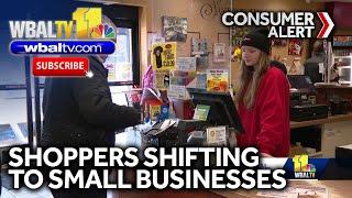 Shoppers shifting toward small businesses over chains