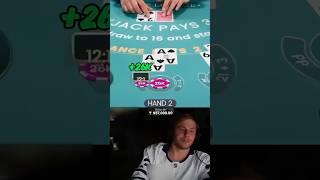 MASSIVE SPLIT ACES #highlights #blackjack #xposed #streamer