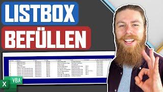 ListBox mit Daten aus Tabelle füllen (+ kostenloser Download) | Excel VBA