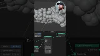 Making a cool 3D model in Blender (Geometry Nodes) #blender3d