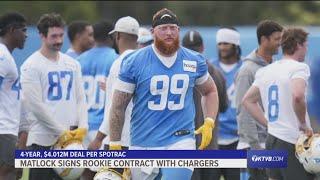 Chargers agree to terms with 6th-round pick Scott Matlock