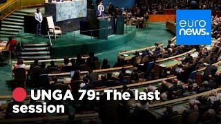  UNGA 79: Final day session with Global Ministers' speeches | No Comment