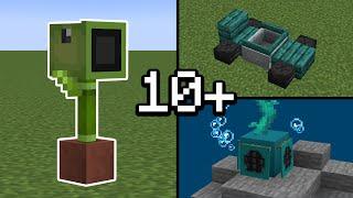 10+ Build Hacks in Minecraft! #19