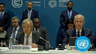 Extreme Heat: Early Warnings for All - UN Chief at COP29 | United Nations