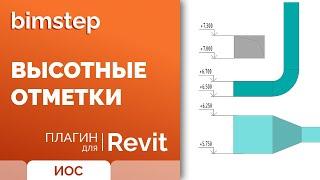 Плагин для Revit Высотные отметки инженерных коммуникаций