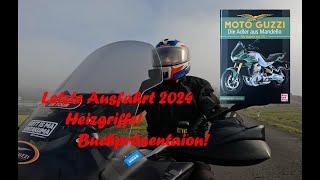 MOTO GUZZI V85TT Letzte Ausfahrt, Heizgriffe, Buchpräsentation!