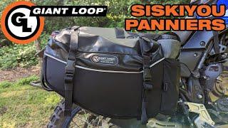 Giant Loop Siskiyou Panniers: Hard Motorcycle Pannier Convenience with Soft Luggage Flexibility