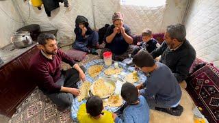 Çadır Hayatı ~ Dokuz Kişilik Aileye Yemek Hazırlığı