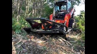 Skid Steer Extreme Duty Brush Cutter by Skid Pro, demo by Swift Fox Industries