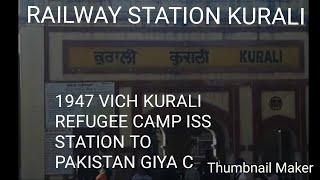 REFUGEE CAMP PALACE DURING 1947 RAILWAY STATION KURALI ROPAR AMBALA PUNJAB INDIA PARTITION STOR 059