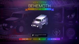 I GOT THE *NEW* BEHEMOTH CAR IN ROCKET LEAGUE! | BEST CAR!