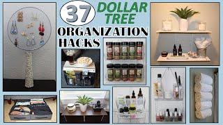 37 DOLLAR STORE ORGANIZATION HACKS | Dollar Tree DIY | ORGANIZATION IDEAS