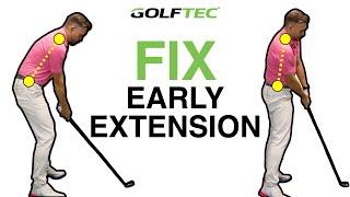 Fixing early extension in the golf swing