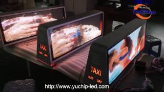 3G WIFI Taxi Top LED Display Screen,Taxi Top Advertising Screen