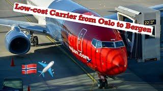 TRIPREPORT | Norwegian | Oslo - Bergen | Boeing 737-800