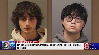 UConn students arrested after reenacting viral TikTok video