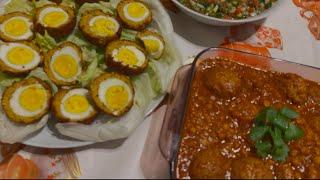 Nargis-kabab and Afghan style Kofta (meat balls) / Ramadan Food recipes