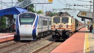 FAST AND FURIOUS WAP7 Jamalpur Super+Patna Garib Rath+Shatabdi+Poorva attacks Hajigarh at 130- IR