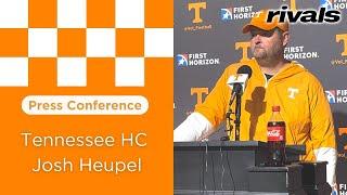 PRESS CONFERENCE: Tennessee football coach Josh Heupel speaks with media during fall camp