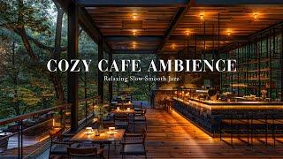 Smooth Ballad Piano Jazz for Stress Relief  Relaxing Jazz Music in Cozy Cafe Ambience