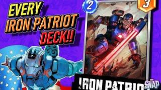 IRON PATRIOT: EVERY Deck for Marvel Snap's NEW Best Season Pass Card!