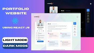 How to Build a Professional Portfolio with React JS | Step-by-Step Guide