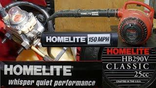 Homelite Blower HB290V 25cc revived with new fuel line, primer bulb and cleaning