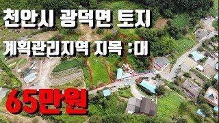 천안토지매매. 광덕면 토지로 전원주택부지로 추천 [T-100]