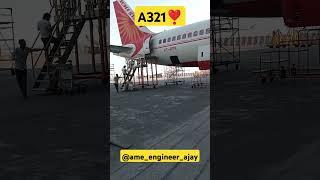 Work started  | Airbus 321 | Ajay | Mumbai #bgm #ebinesare #ajaypa #aircraft #boeing #airbus