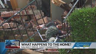 What happens to the home destroyed from deadly Charlotte officer shootout?