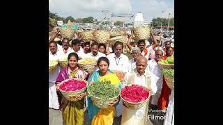 Snapana Tirumanjanam And Procession Of Flowers Held #tirupati