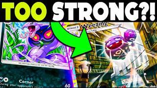 This WEEZING and ARBOK Deck Combo CRUSHES PVP!!! Pokemon Pocket Gameplay!