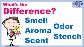 Smell Aroma Scent Odor Stench / What's the difference?