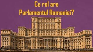 Ce rol are Parlamentul Romaniei?