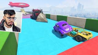 Cars Vs Cars 876.776% People Pull Their Hair After This Race in GTA 5!