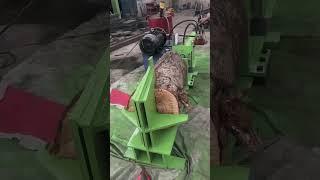 Hydraulic wood splitter#Wood splitter for lumber mill#MorningHydraulic wood splitter#Large