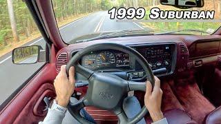 1999 Chevrolet Suburban 2500 - Driving The Big Block 454ci V8 Family Hauler (POV)