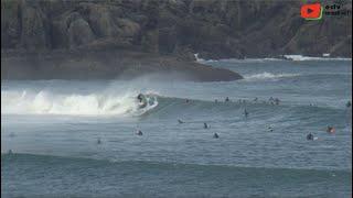 SURFING MUNDAKA | ‍️   La vague de Mundaka se réveille |  ESTV Euskadi Surf TV