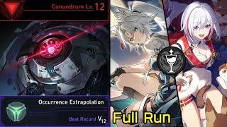 Conundrum Lv.12 Feixiao & Topaz Elation Path Occurrence Extrapolation Dice Full Run