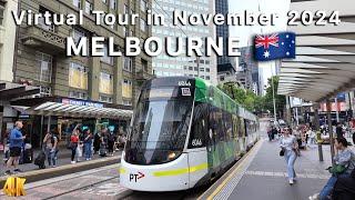 Melbourne Australia Bourke Street Mall Tour November 2024 4K Video